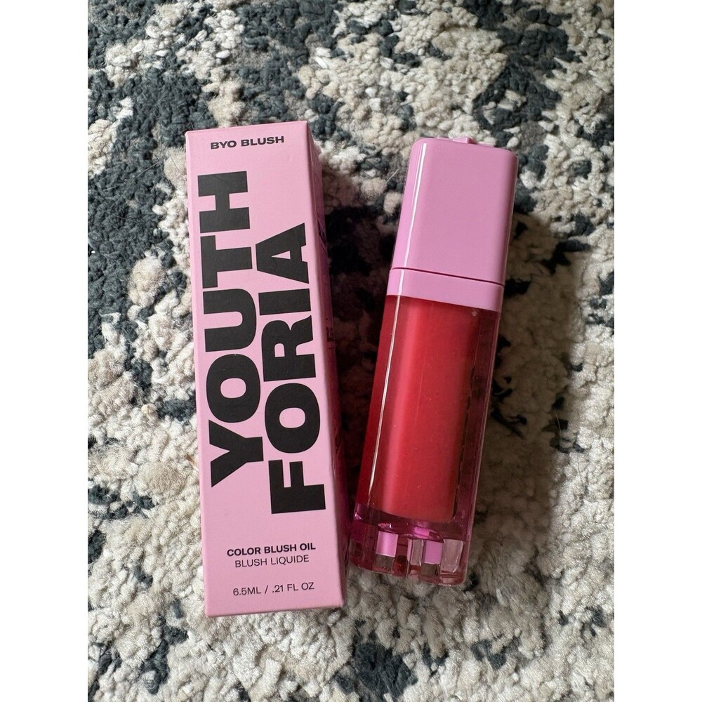 Youthforia BYO Blush Oil Let’s Go Party 6.5ml NEW With Box Color Changing Blush